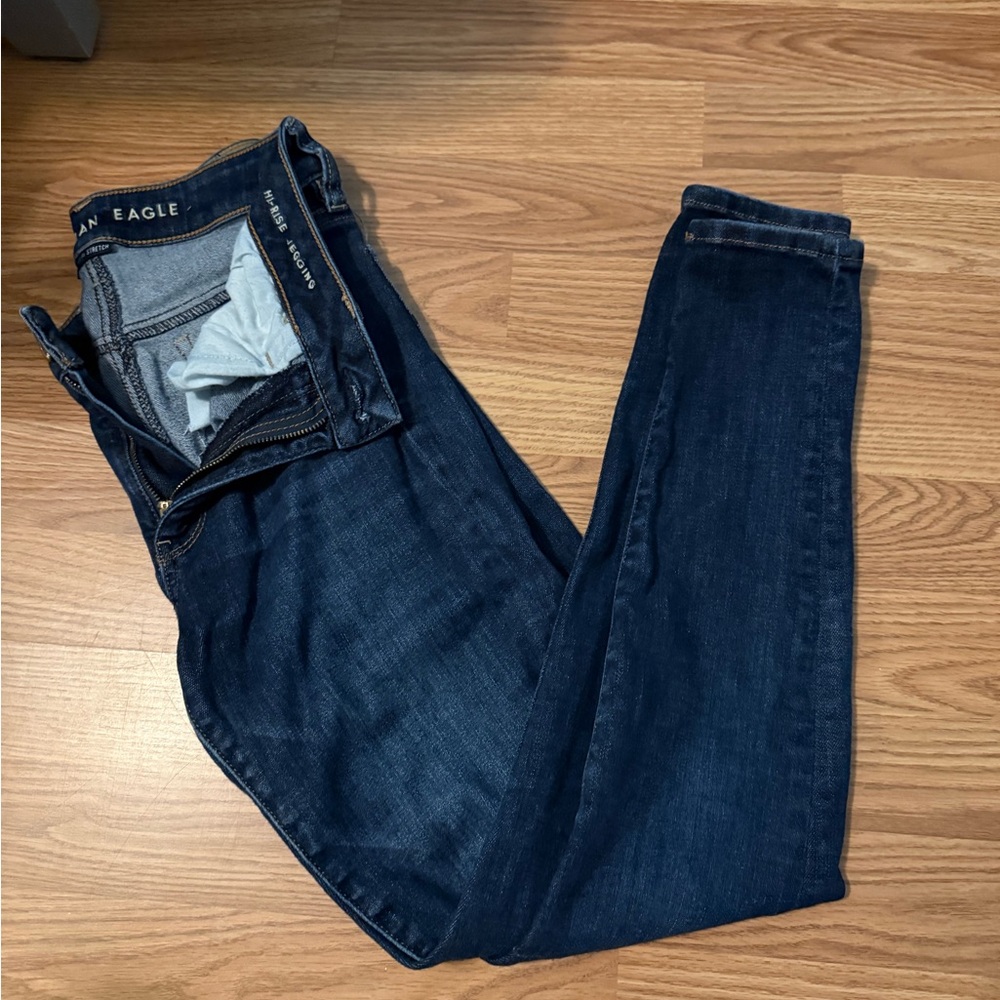 American Eagle Outfitters Dark Blue Skinny Jeans